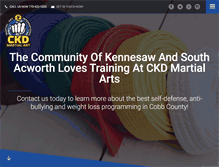 Tablet Screenshot of kennesawckd.com